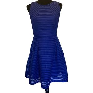Mossimo Royal Blue A-Line Zippered Dress M